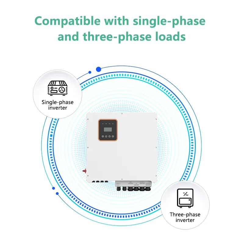 ZM 10kw 12kw hybrid solar inverter Three-phase solar inverter 8000w with Mppt charge controller image 5