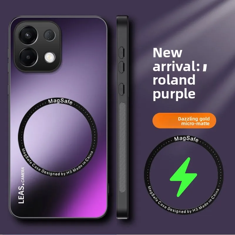 

For OnePlus 15 13T 13S 13R 13 Case Simple AG Frosted Magnetic Acrylic Skin-friendly Anti-drop Cover For OnePlus15 Funda