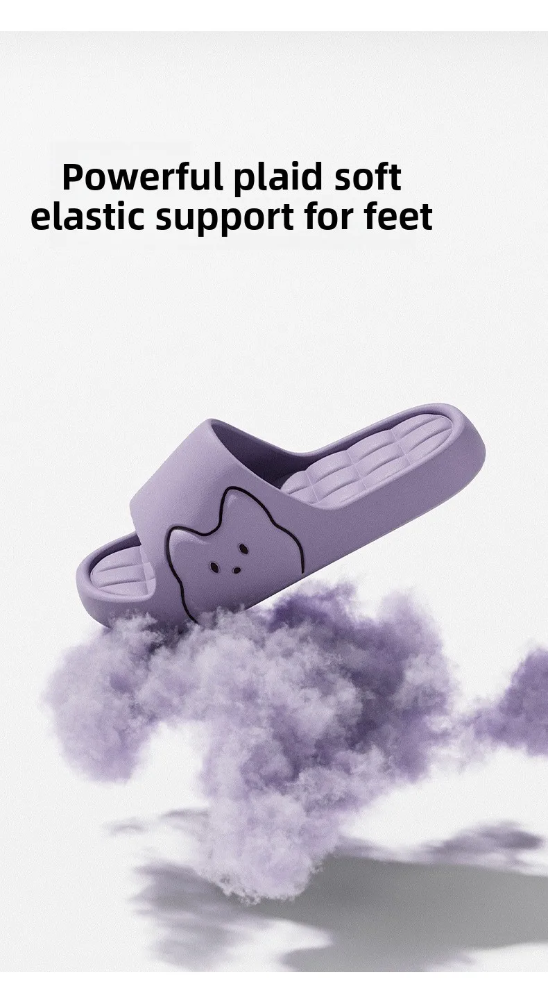 Rutschfeste Badesandalen für Zuhause, EVA-Hausschuhe mit weicher Sohle für Damen und Herren, leichte, atmungsaktive und geruchsneutrale Outdoor-Slipper – Detail 5