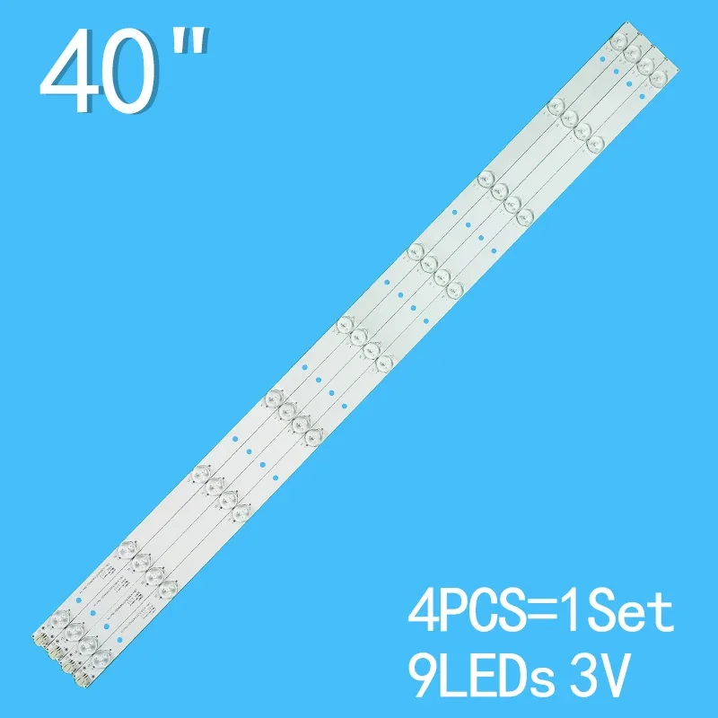 

4Pcs/set LED Backlight Bar Light Strip CRH-K3953535T040942U-Rev1.1H For TCL TV 40inch L40F1880E Accessories Repair Replacement