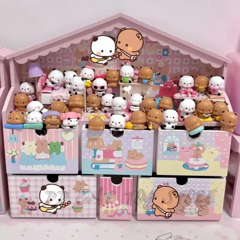 Cajas ciegas diarias Bubu y Dudu genuinas, figuritas bonitas, juguetes de moda, caja sorpresa, decoración de escritorio, modelo Kawaii, muñeca, regalo de cumpleaños