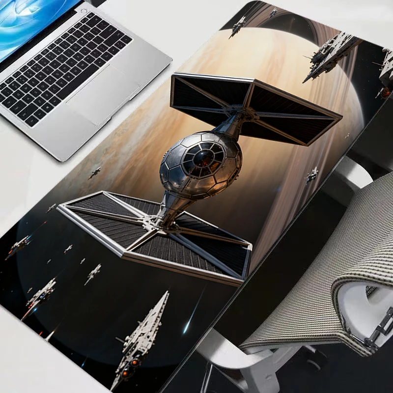 

Spaceship Mouse Pad XL Lockedge Large Gaming Accessories Computer Gamer Keyboard Mouse Mat Desk Mousepad For Csgo