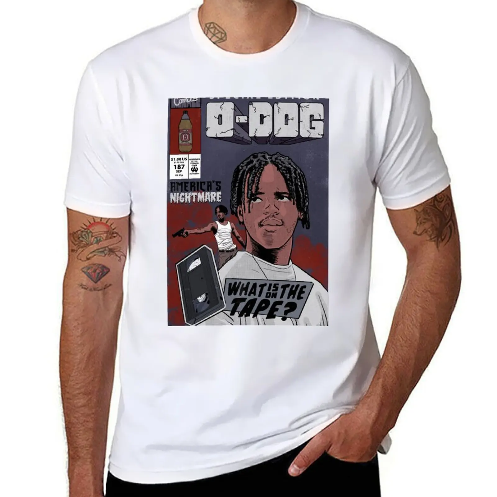 

Футболка O-Dog-выпуск 187, мужская футболка, летняя футболка