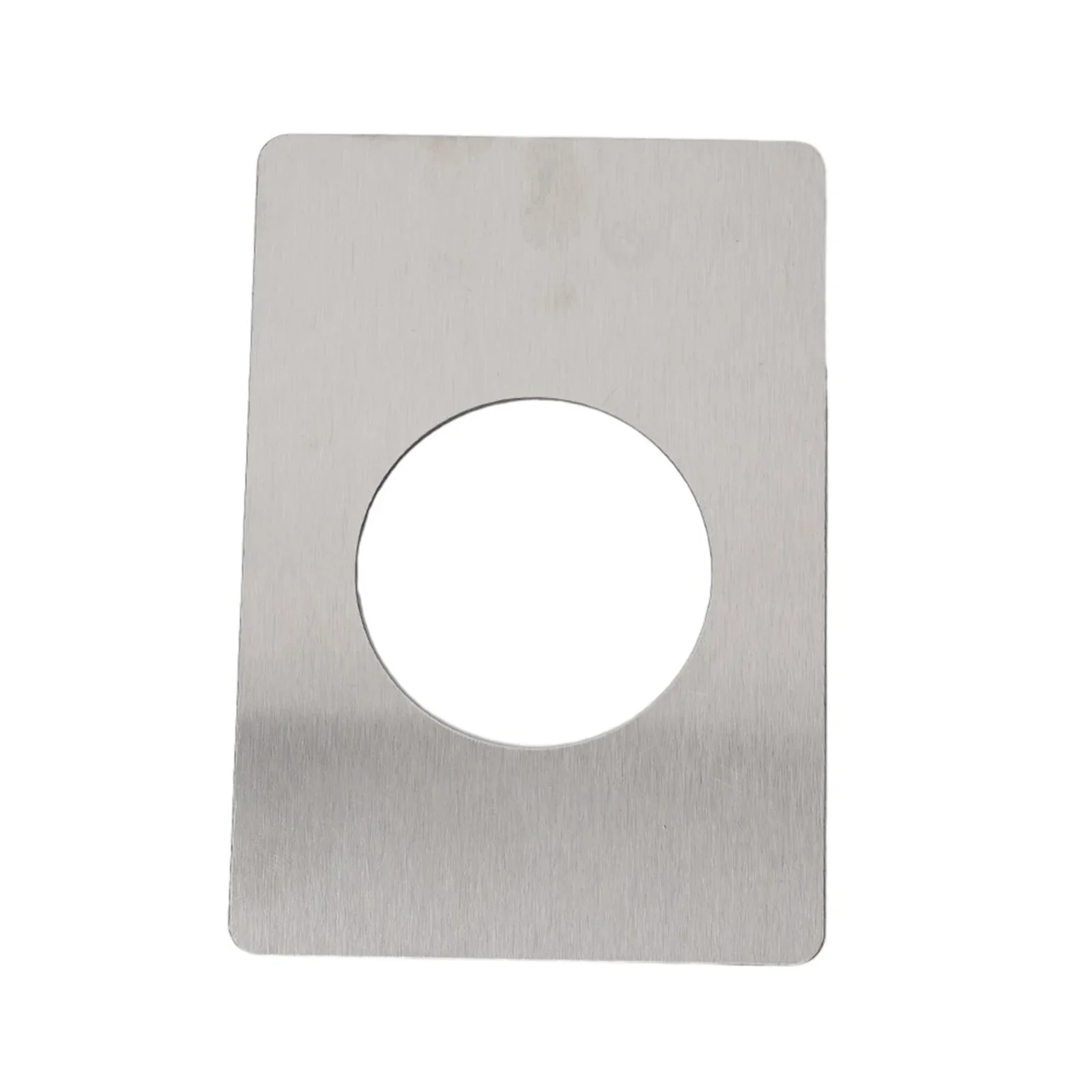 2Pcs Stainless Steel Circular Lock Repair Plate Doors Deadbolt Door Knob Fixing Plate Ball Lock Mounting Plate Hardware Hinge