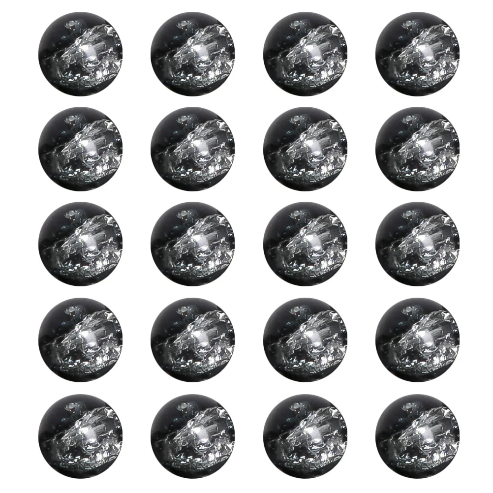 6 مللي متر الخرز الزجاجي الأسود موضة العقيق الطبيعي ثقب صغير الخرز للإبداعية DIY بها بنفسك صنع المجوهرات قلادة سوار إكسسوارات #3