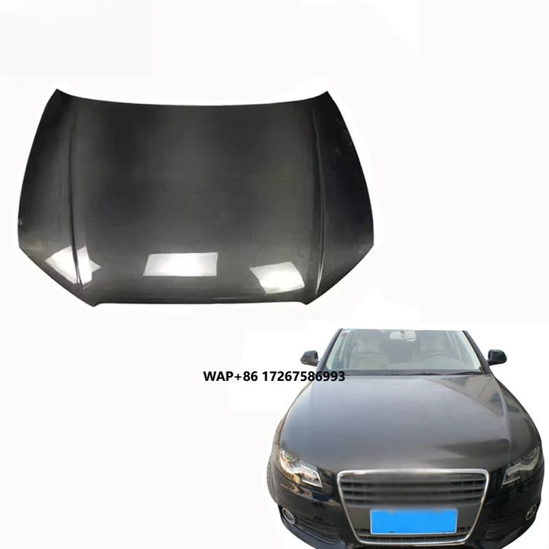 

Carbon Fiber Hood for A4 B8 OEM Style Car Accessories Engine Bonnet Hood