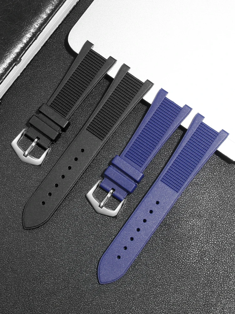 Suitable for CITIZEN light kinetic energy meter CB0164/CB0160 soft resin silicone strap men's version