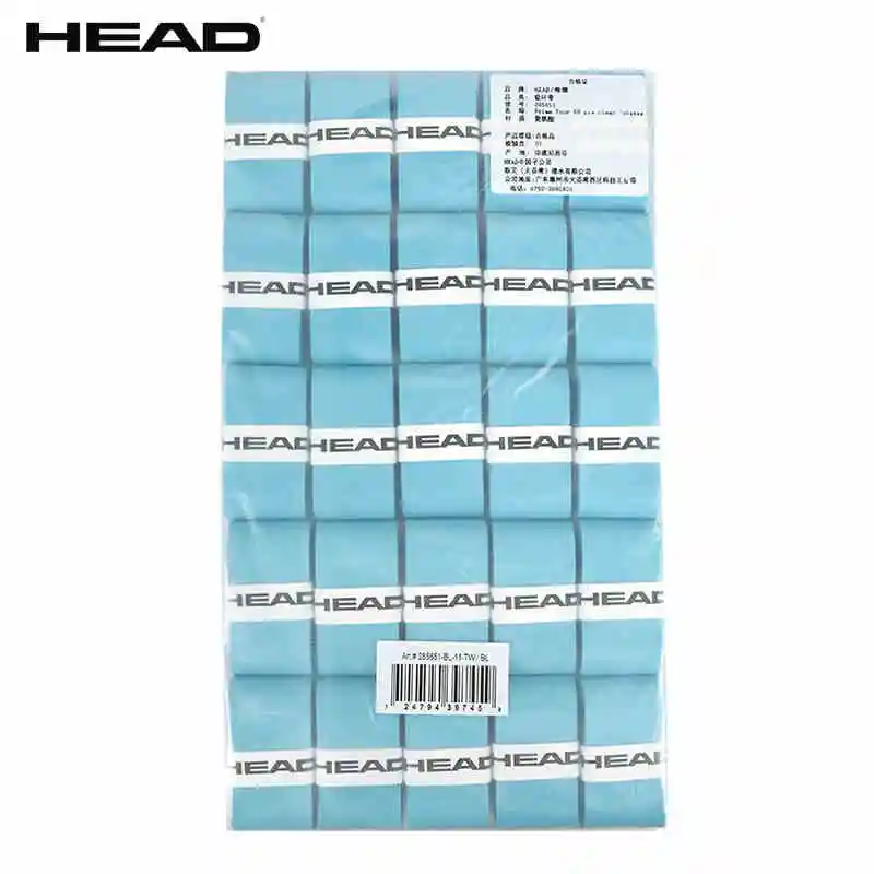 72pcs/lot HEAD Prime Tour Tennis Overgrip Non-slip Adhesive PU Tape Wrapping Handle Special Strap Badminton Training Sweatband