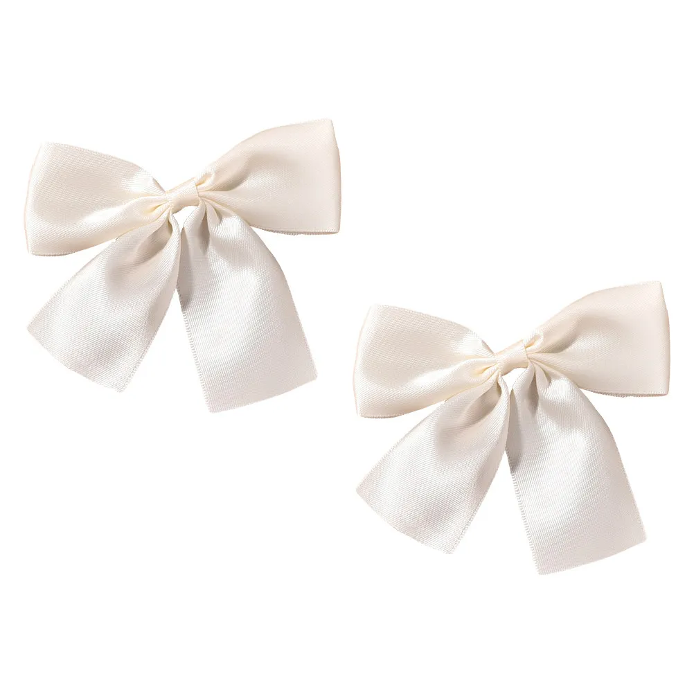 2pcs Wedding Bowknot Elegant Bow Barrette For Women Girls Thick Thin Curly Straight Bride Hair Bow Clip Hair Styling Tool