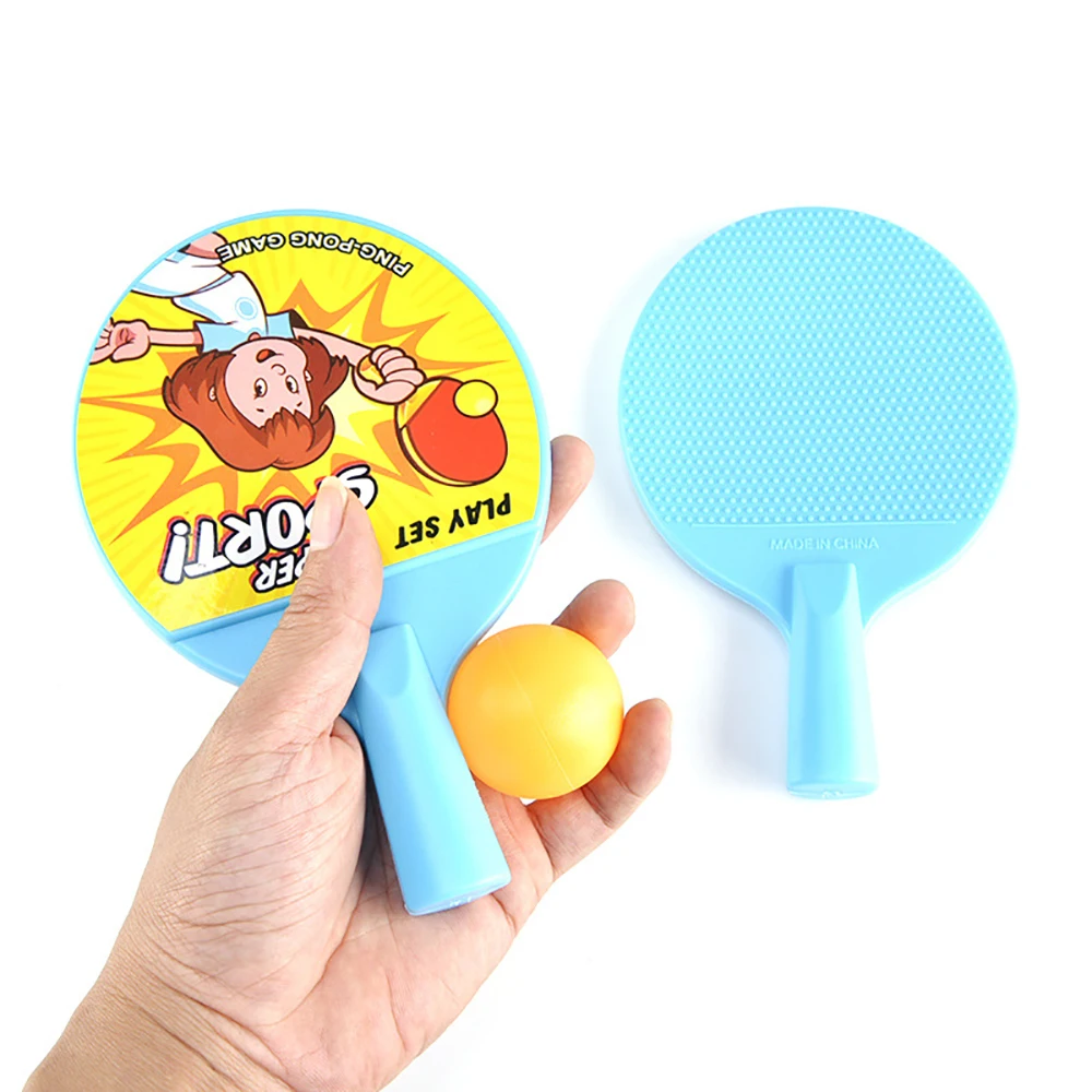 Conjunto de raquete de tênis de mesa brinquedo plástico abs crianças esportes ao ar livre prática treinamento pats profissional pingue-pongue artigos esportivos