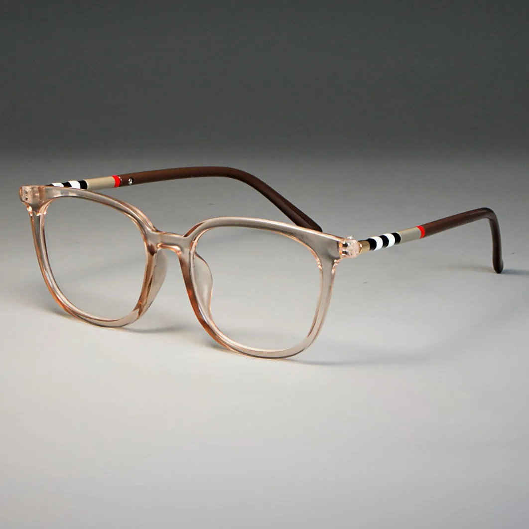 R47892 Handgefertigte Brillen, Lesebrille, asphärische Linse, kratzfeste High-Definition-Harzlinse, Markenbrille