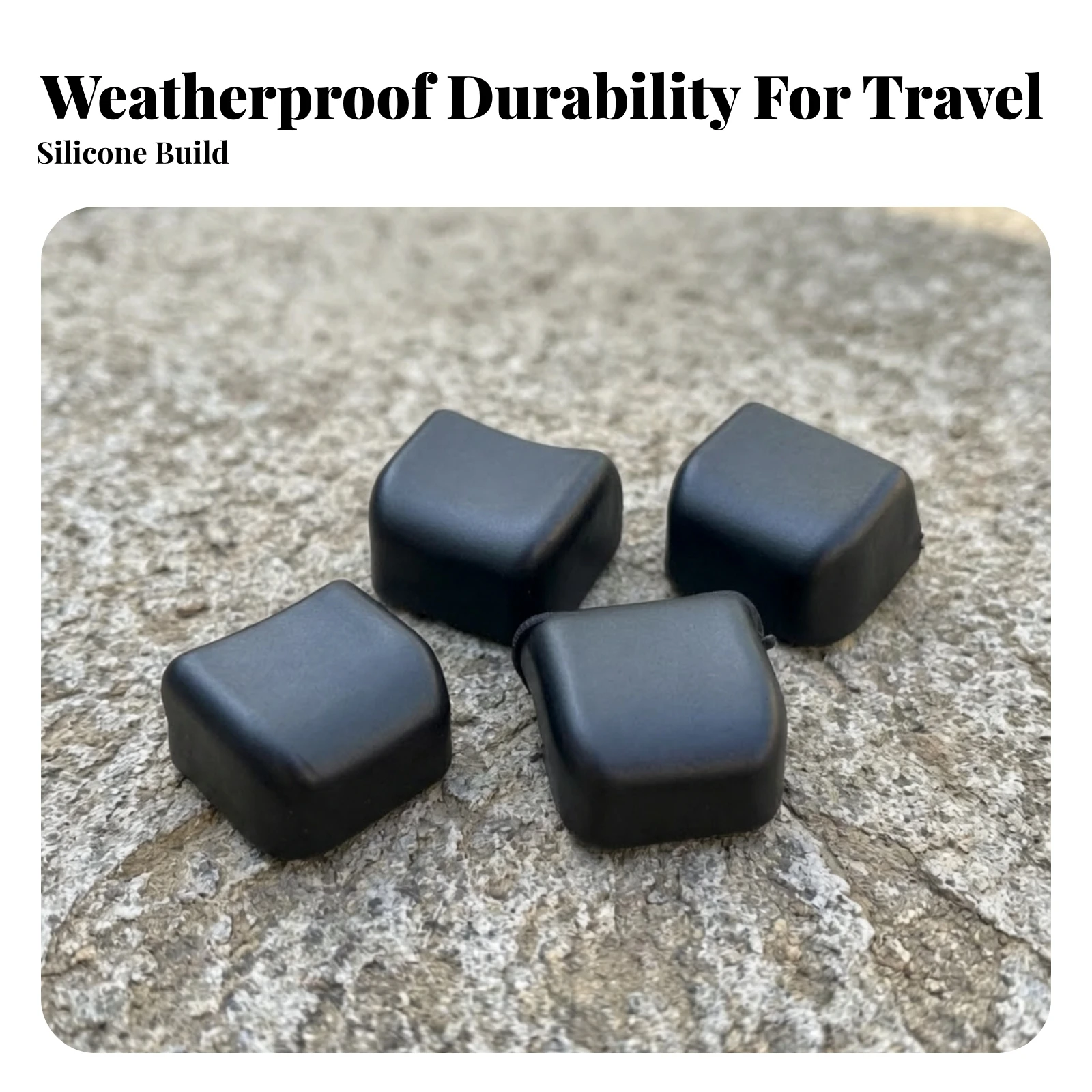 4 Pieces Roof Rack Bar End Cap Heat Resistant Luggage Rack End Cap Cover Long-Lasting Auto Part Original for Travelers