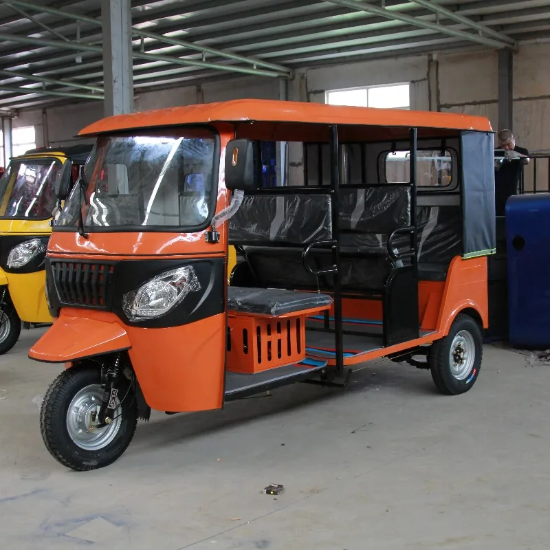 High Quality Fuel Powered Tricycle Tuk Tuk Taxi with Low Energy Consumption Customizable Colors for Long Rides EEC Certified