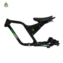 DIY ebike Frame 20*4.0 Fat ebike kit frame full suspension All terrain electric bicycle downhill Race city ebike frame frameset