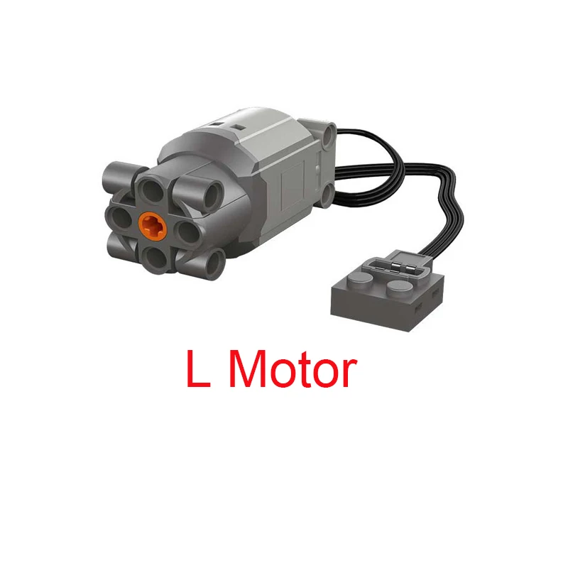 Piezas técnicas Moc con funciones de potencia, bloques de servomotor Xl L de alta velocidad, batería de bloque de ladrillo Compatible con Moyu 88027 My88027