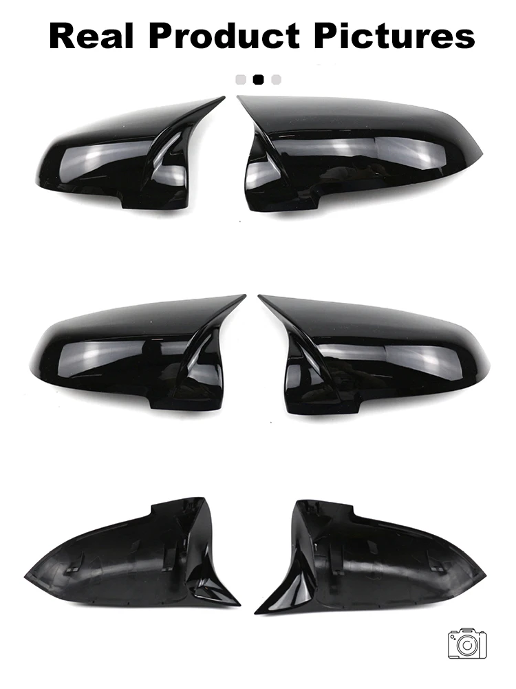 

Bazit Piano Black M Style F30 Mirror Caps Gloss Black F30 F32 Mirror Cover for BMW F20 F22 F23 GT F34 F32 F33 F36 E84 I3