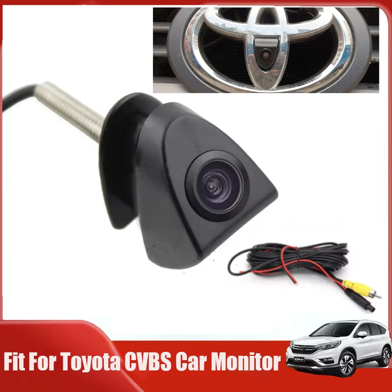 Logo of The Front View Camera Integrated for Various for TOYOTA Models Including Camry, Aurion,