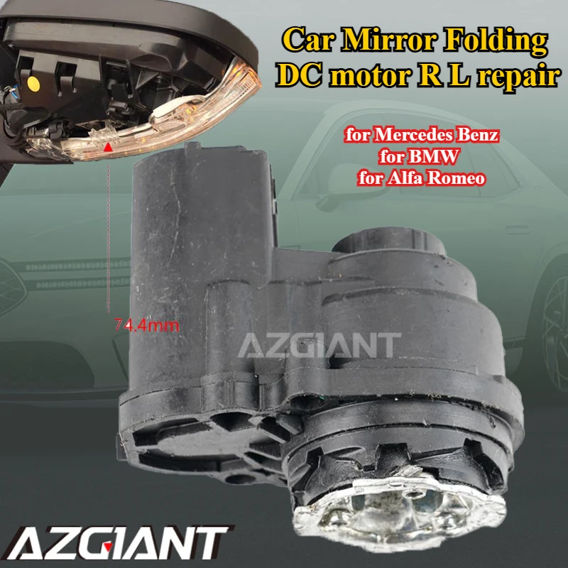 

AZGIANT for BMW M3 F80 Alfa Romeo Giulia Mercedes Benz S-Class W222 V222 X222 C217 Coupe Car Mirror Folding DC motor R L repair