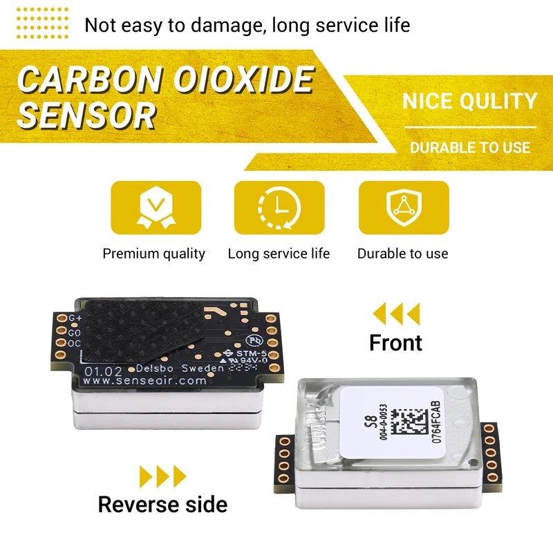 For Senseair S8 004-0-0053 S8-0053 Infrared CO2 Carbon Oioxide Sensor S8 0053