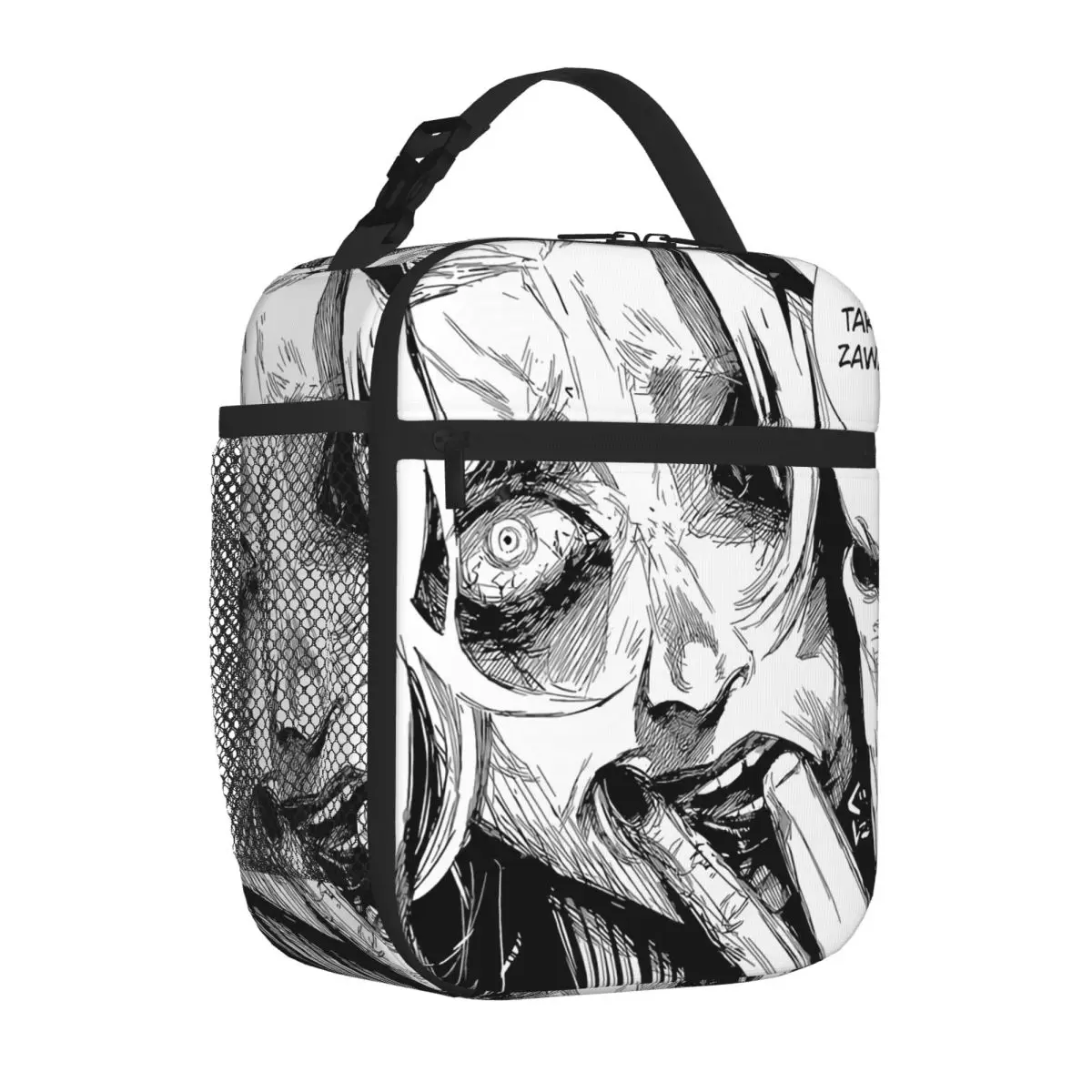 Hot Sale Tokyo Ghoul Seidou Takizawa Oversized Insulated Lunch Bag Outdoor Barbecue Lunch Handbag