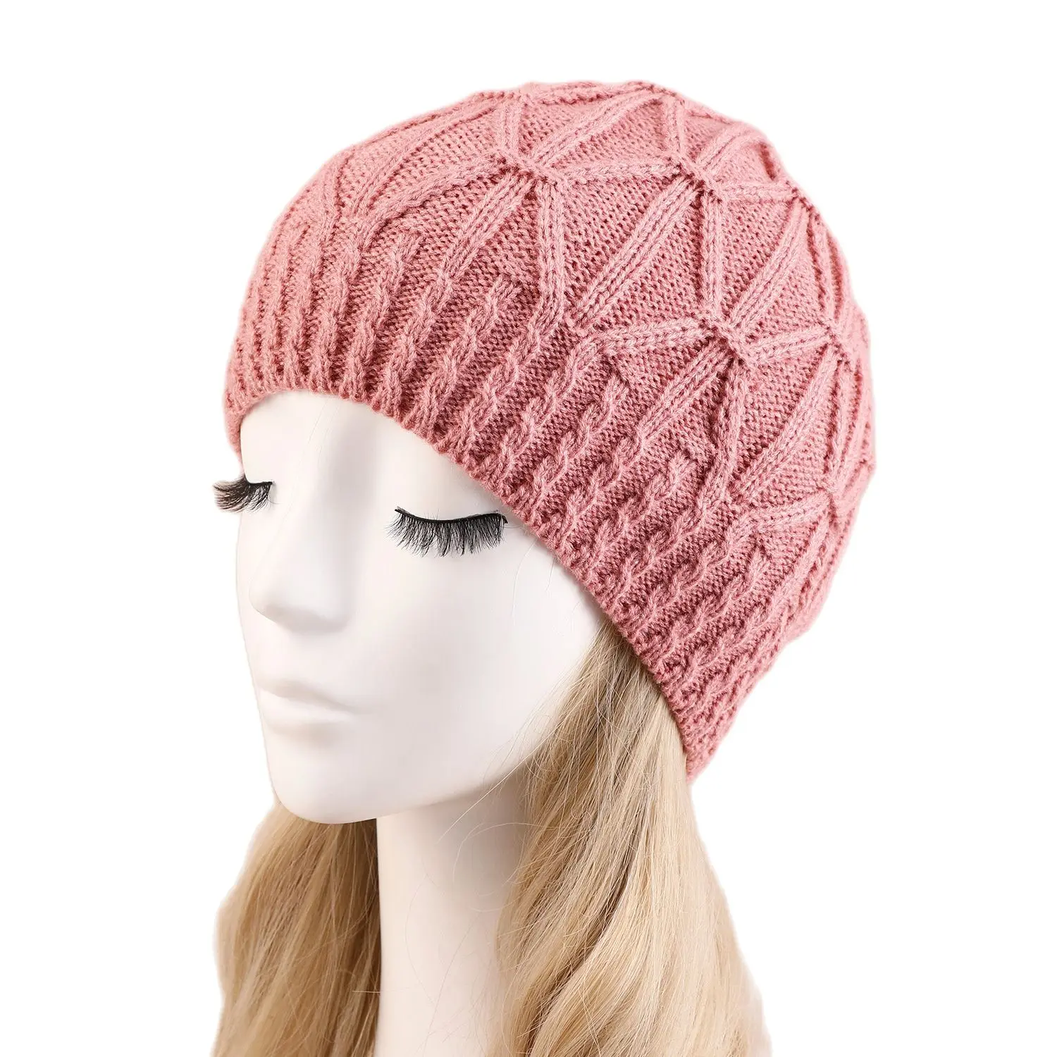 Gorro de punto para hombre y mujer, gorro cálido, informal, a la moda, para Otoño e Invierno