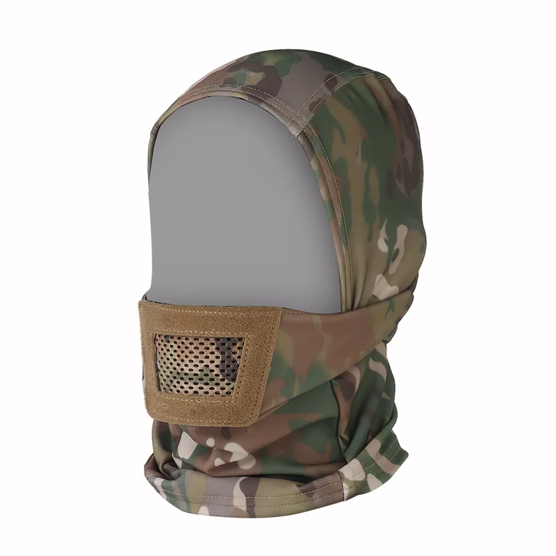 

Tactical Knight Protective Headgear Outdoor Hunting Protection Half Pack Mask Motorcycle Riding Helmet Airsoft Paintball Headgea