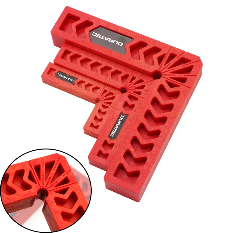 DURATEC 90 degree right angle clamp L-square holder ruler clamping squares woodworking tools 3