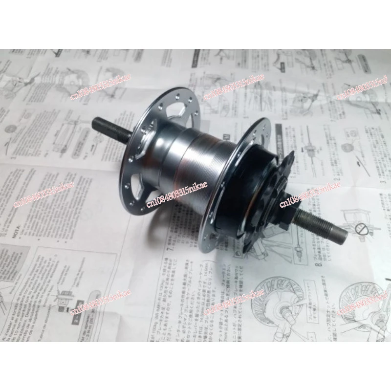 

3R40 Internal 3-Speed Hub | 28H Rear Axle for Japanese Bicycle, Internal Gear Hub for Bike Conversion & Repair