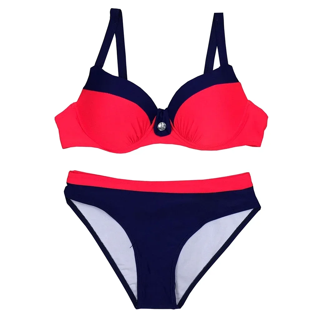 String Bikinis femmes maillot de bain taille haute maillots de bain bain haut à licou Push Up Bikini ensemble maillots de bain de sport Bikini brésilien