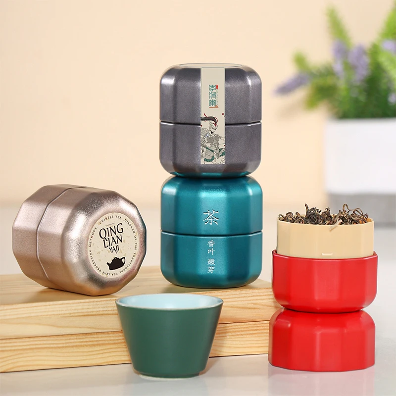 

Mini Tinplate Can Tea Can Tin Round Candle Containers Cosmetic Jars Oil Cream Pot Empty Aromatherapy Sealed Tea Tin Can Travel