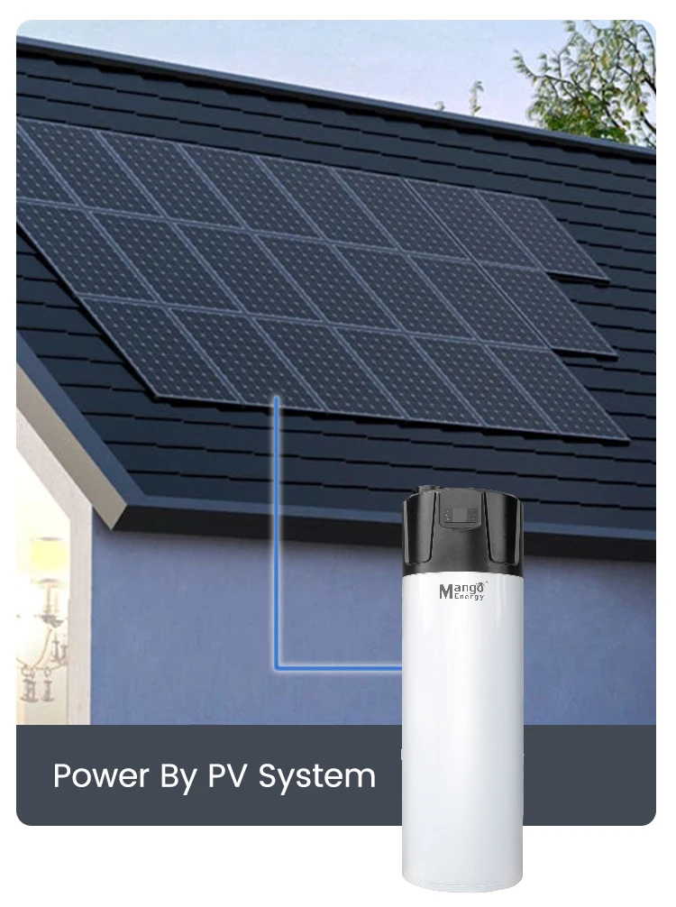 250L R290 Calentador de agua eléctrico Agua caliente doméstica COP4.5 Bomba de calor todo en uno