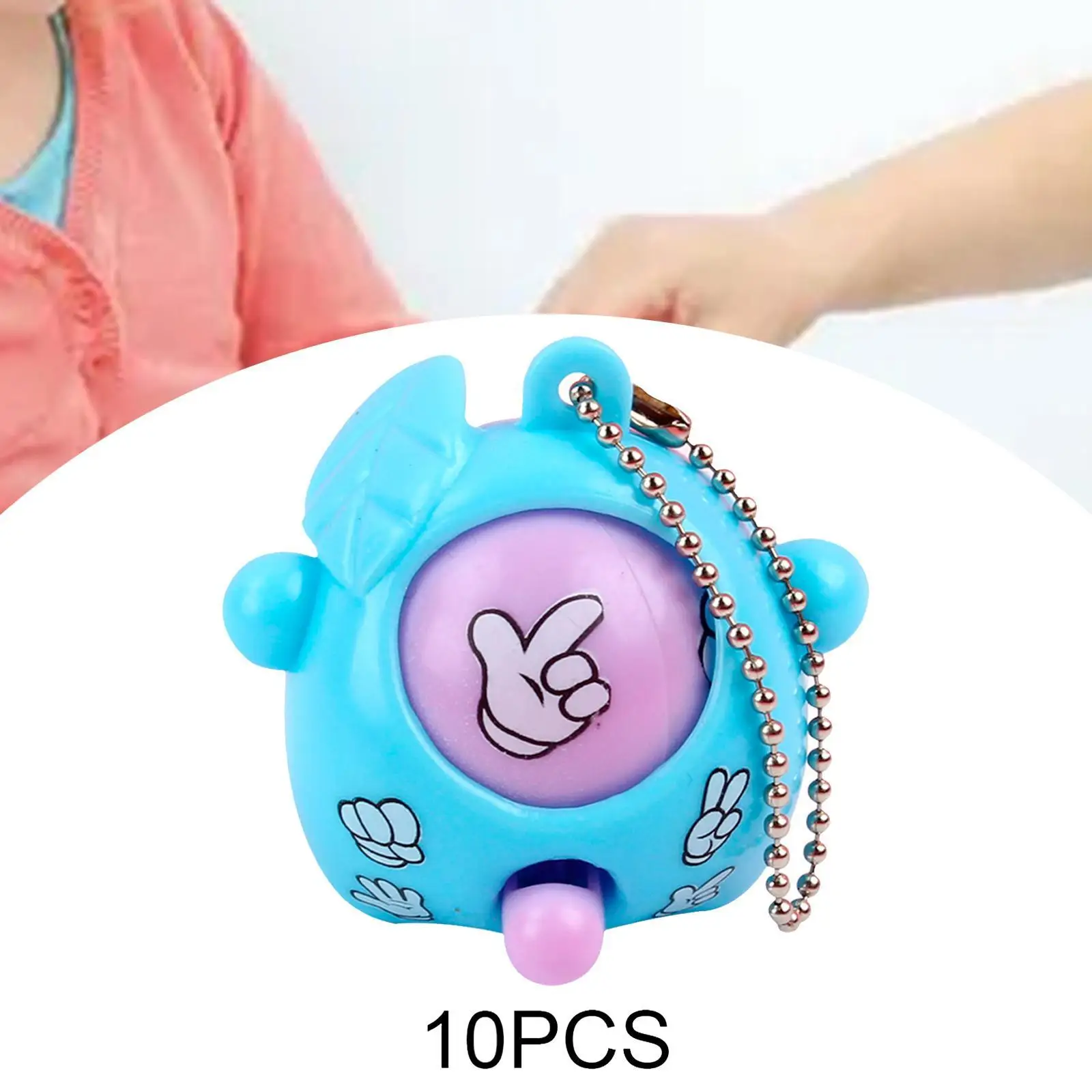 10x Guessing Boxing Toy Keychain Children Battle Game for Babies Children