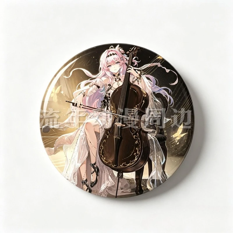 3.93inch Wuthering Waves Game Peripherals Lucy Figure Acrylic Stand Rebecca Standing Plate Denia Badge Decoration Toys Gifts view 4