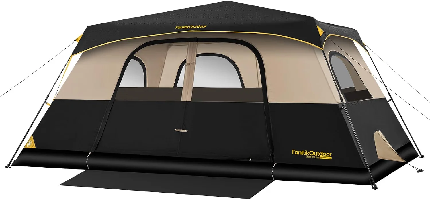 4/6/8/10 Person Instant Tent for Camping Setup in 60s Camping Tent with Rainfly & Windproof, Portable Instant Cabin Tent with