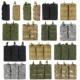 Bolsa Triple Táctica de Nylon 1000D para Cargadores Airsoft - Camuflaje Militar Outdoor