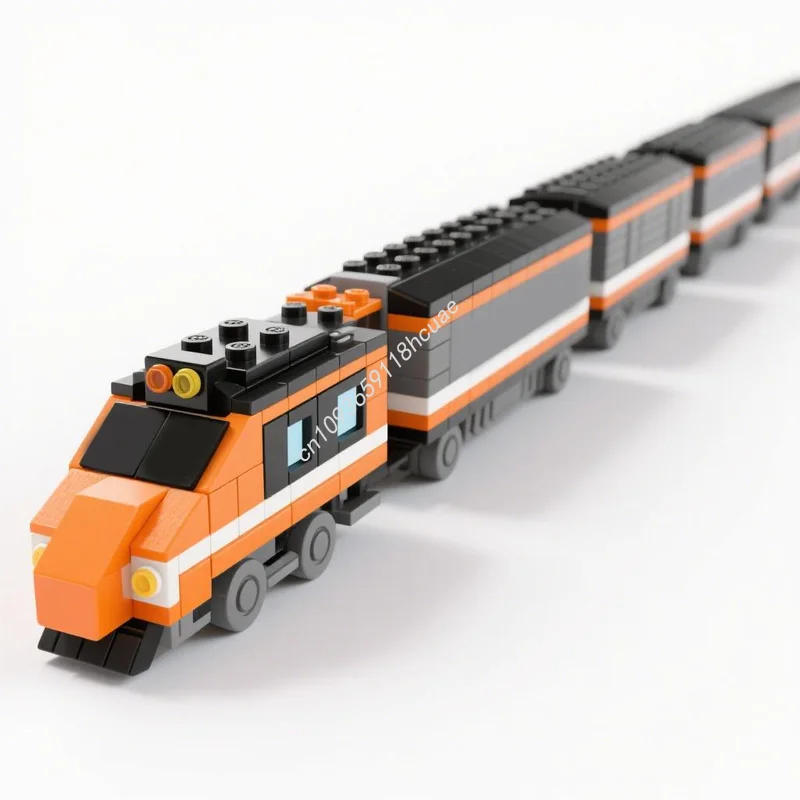 

1952pcs MOC 8 Wide Tgv Horizon Express Train Model Building Blocks Christmas Gifts Construction DIY Idea Education Toys Creative
