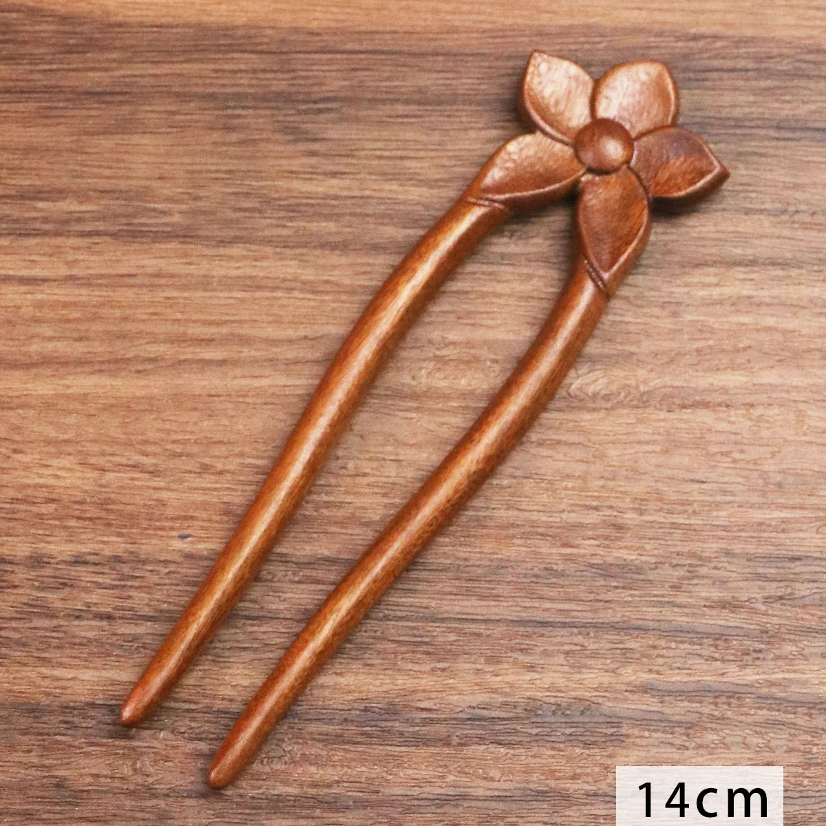 Holz-Haarnadel U-förmige Haargabel Katzen- und Schmetterlingsdesign Chinesischer Stil Modische Haarspange Hasen-Kopfschmuck Mädchen-Haaraccessoires – Detail 8