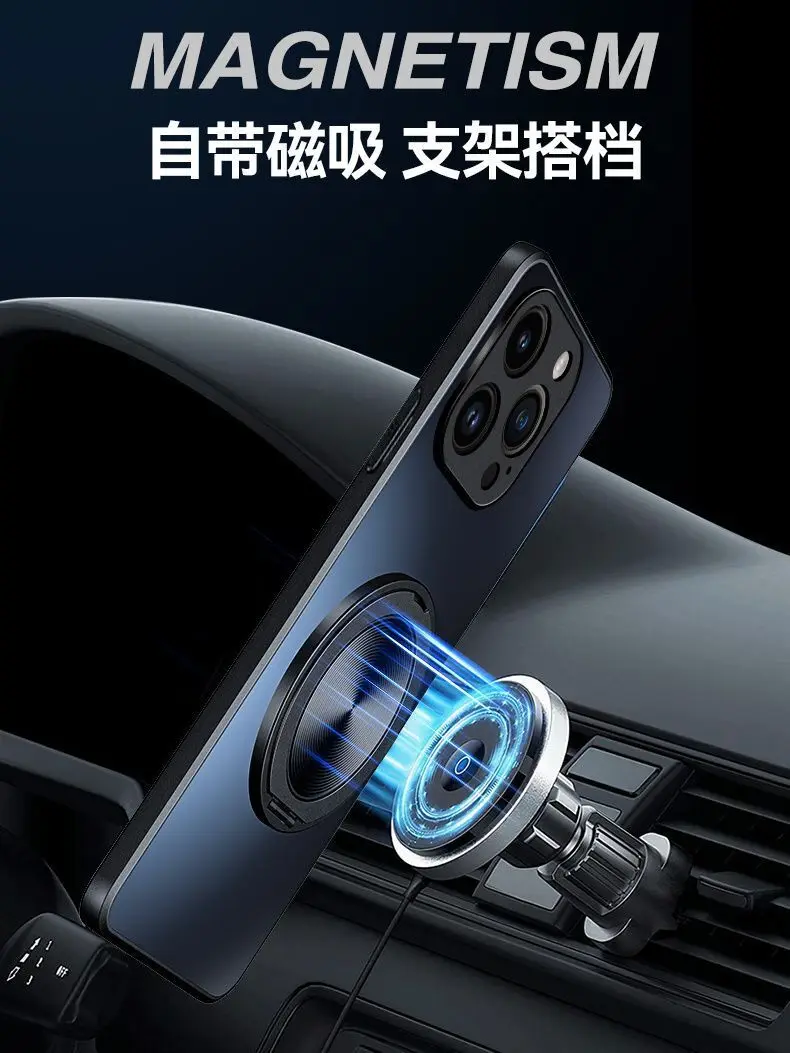 غطاء لهاتف Realme GT 7 Pro neo 7 turbo حافظة فاخرة بحلقة مغناطيسية حافظة هاتف صلبة غير لامعة لهاتف Realme GT7Pro neo7se gt7 Shell