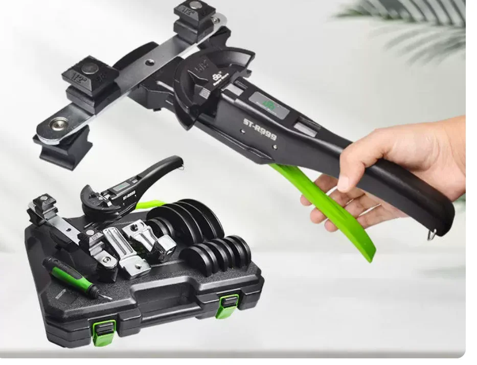 Manual bending machine copper aluminum tube 7-mold 6-22mm 90 degree air conditioning pipe bending tool set ST-R999