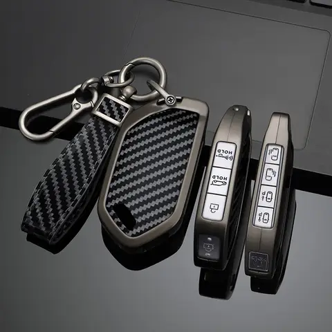 Étui pour clé de voiture en alliage, 4 5 6 7 8 9 boutons, pour Kia EV9 Picanto Carnival Seltos Sorento Morning K5 KA4, accessoires de voiture, 2024