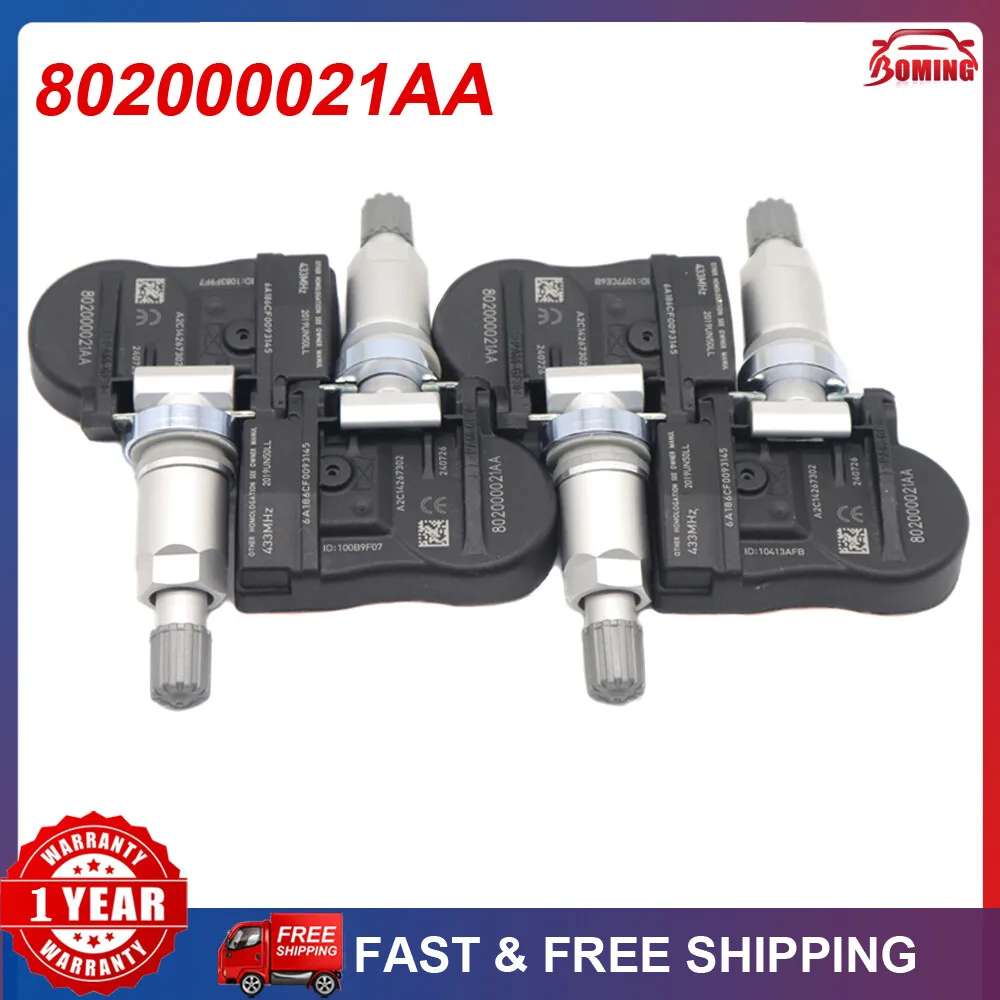 

Автомобильная система контроля датчика давления в шинах TPMS 802000021AA для COWIN E3 E5 EV X5 для EXEED LX C-DM GEELY EMGRAND GL/GS/L CHERY