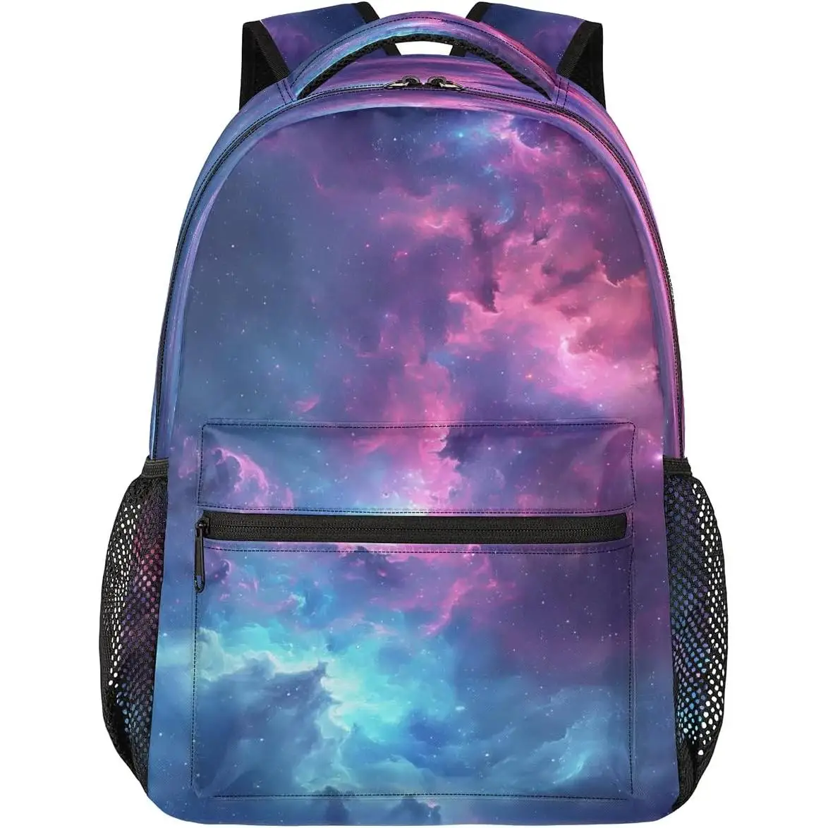 

Backpack Galaxy Universe Colorful Waterproof Lightweight Travel Back Pack Adjustable Casual Rucksack For Men Women Daypack