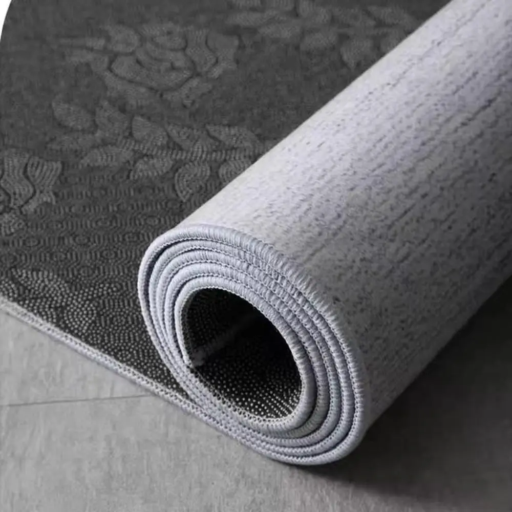 VIKAMA meistverkaufter Kristall-Samt-Teppich für Wohnzimmer und Schlafzimmer im amerikanischen Stil, langlebige Eingangstür-Bodenmatte für Heimdekoration – Detail 10