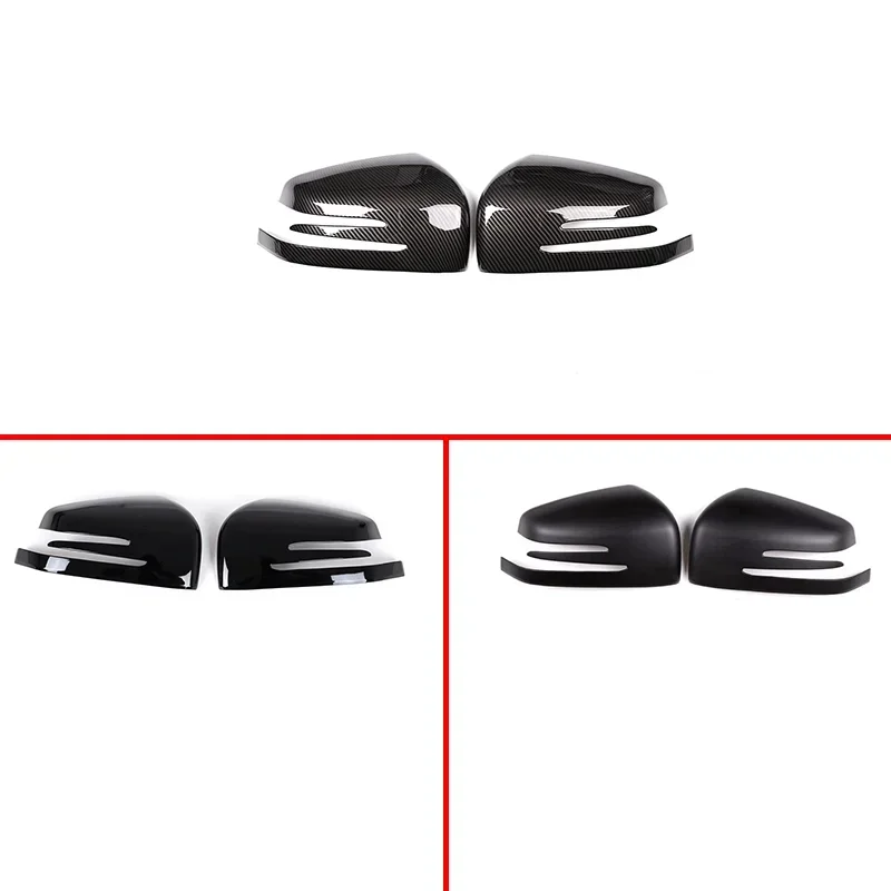 

For 2012-2019 Mercedes Benz ML GL GLE GLS G-Class ABS Carbon Fiber Car Styling Mirror Cover Sticker Car Appearance Accessories