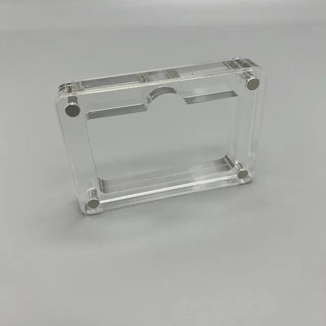 Transparent Storage Game Card Case Acrylic For GBA Cover Shell Cards Slot Box Display Stand