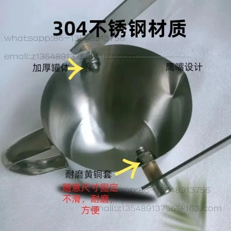 500ML 304 Thicke Stainless Steel/Plastic Telescopic Rod Water Sampler Water Quality Sampler Near Shore Far Water Sampling Barrel