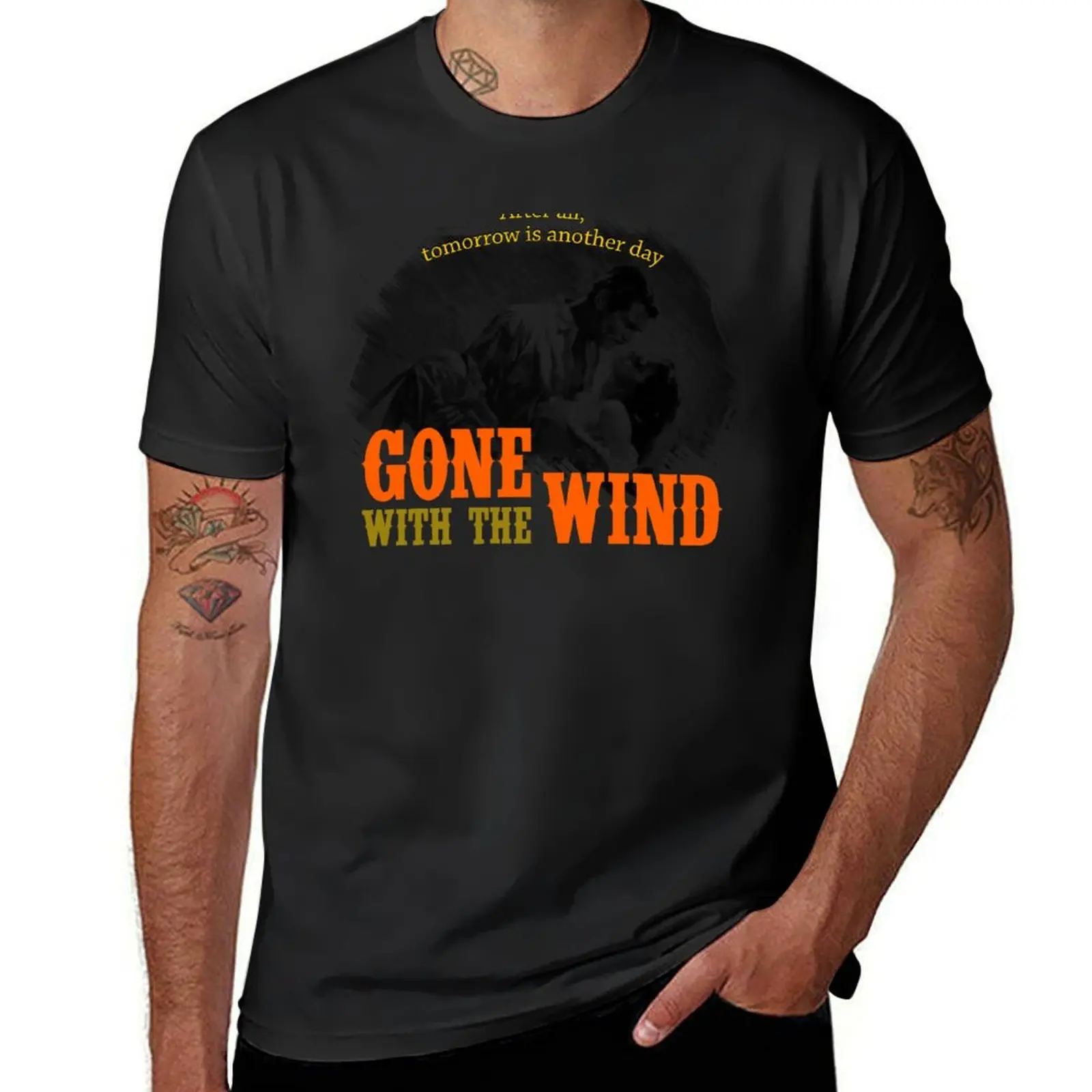 

Gone with the wind T-Shirt graphic tee shirt rapper graphic tees customs design your own Blouse anime shirts men