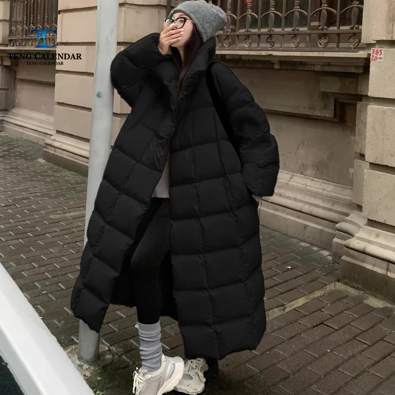 เสื้อแจ็คเก็ตฤดูหนาวแบบเกาหลี รุ่นยาว สไตล์ลำลอง อเนกประสงค์ หนา อุ่น แบบเสื้อเบรด สำหรับผู้หญิง สไตล์ใหม่ปี 2025