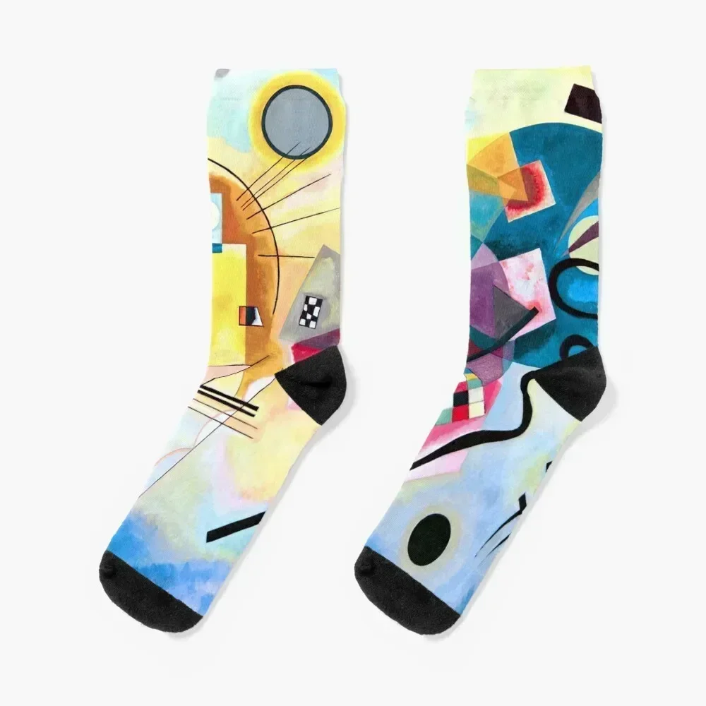 

Wassily Kandinsky - Yellow Red Blue Socks Men's christmas gift funny gifts Rugby Women's Socks Men's