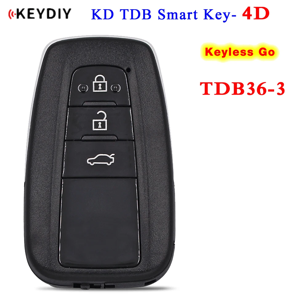 KEYDIY KD 4D Smart Key Universal Remote TDB36-3 TDB36-4 for Toyota FCCID: 0140  0500 0030 0780  0111 F433 A433 5290 7890 3370